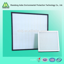 Aluminum Frame 24x24 Washable Mini Pleat Hepa Air Filter H13